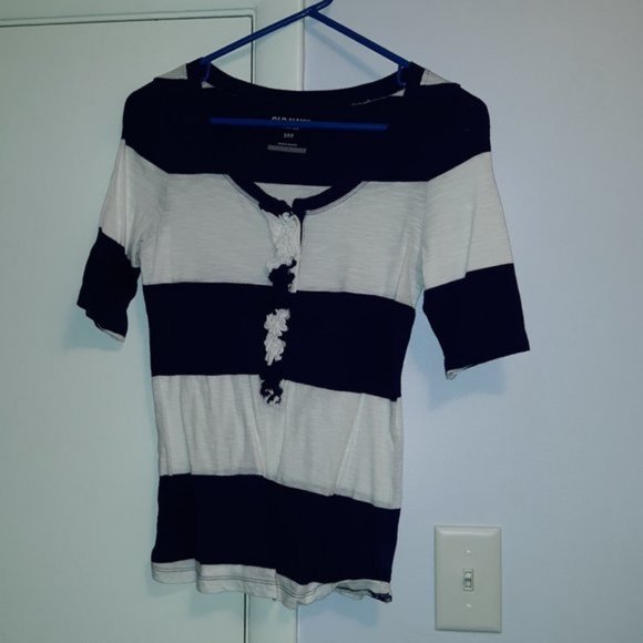 3 Old Navy Red, Pink and Blue/white Short Sleeve Tops Small - Picture 4 of 8